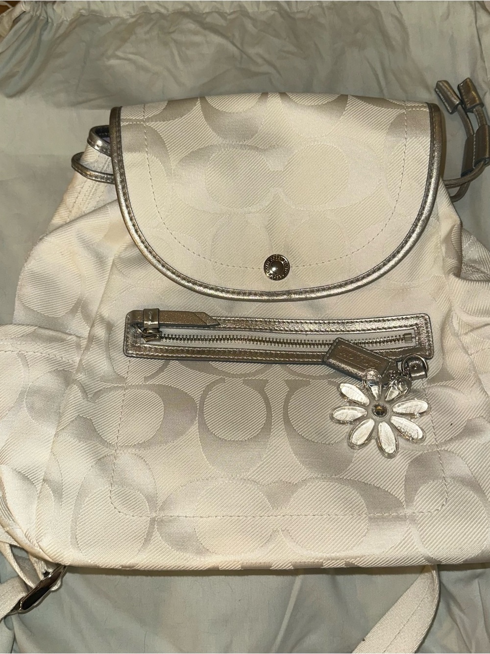 Authentic Vintage Coach Kyra Daisy Signature Backpack